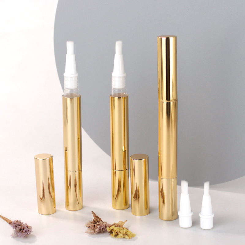 Luxury Skincare Packaging - 3 мл золотые поворотные ручки, пустая