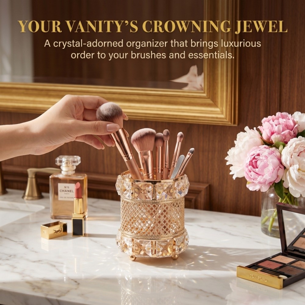 Золотой органайзер для космети – обзор и цена Luxury Skincare And Makeup Brands